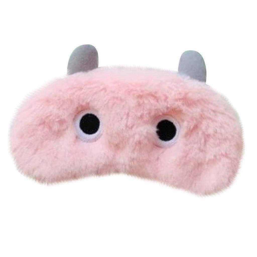 Cute Cartoon Owl Plush Eye Mask for Sleeping, Traveling, Office and Camping. Comfortable Eye Mask for Relaxation