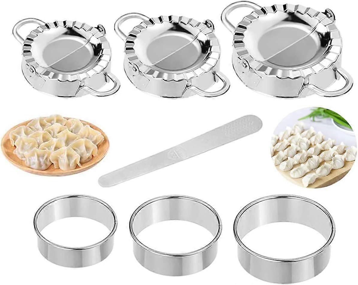 Stainless Steel Dumpling Maker and Ravioli Shaper Set