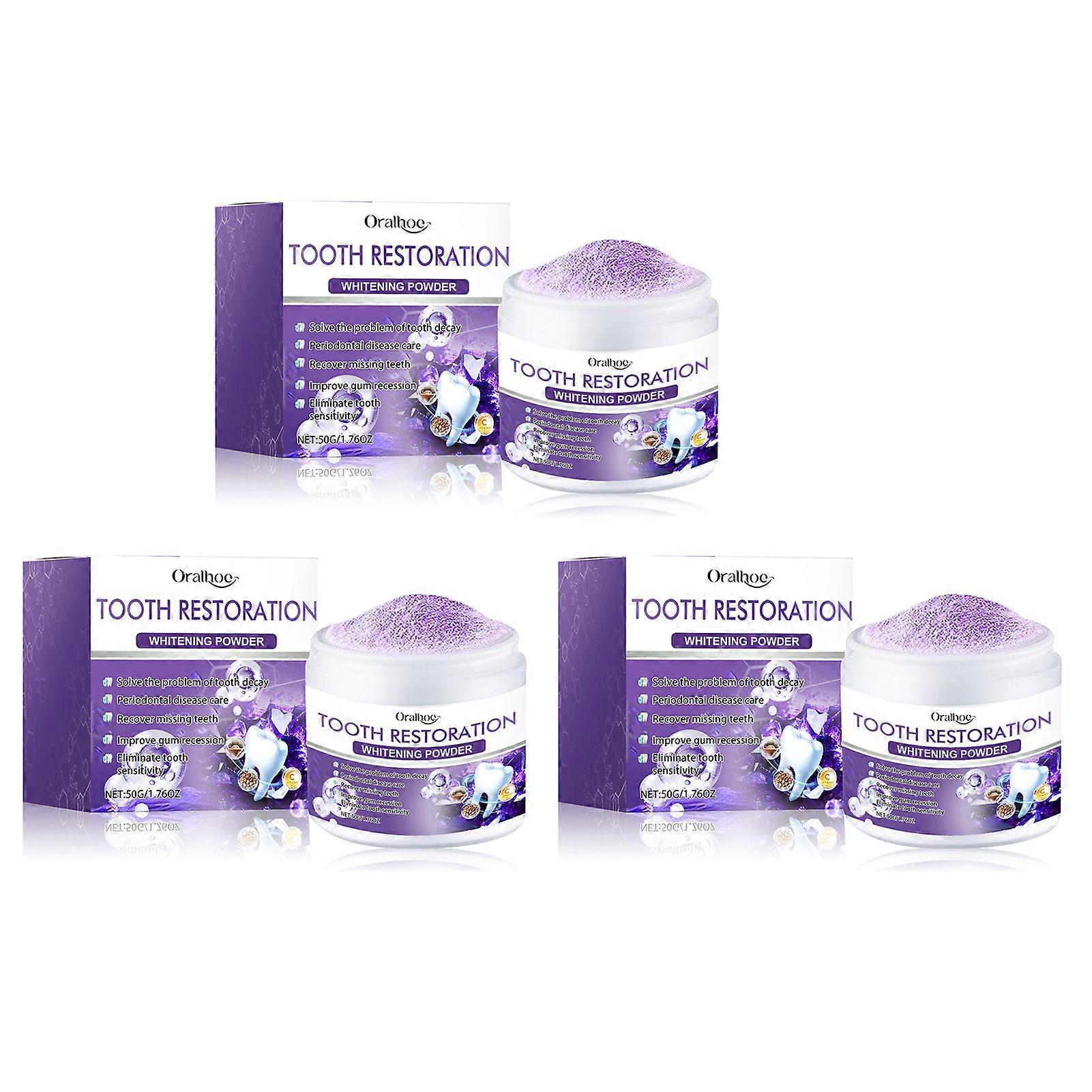 Tooth Whitening Cleansing Powder Oral Care-Toothpaste Replacement Powder for Home Use