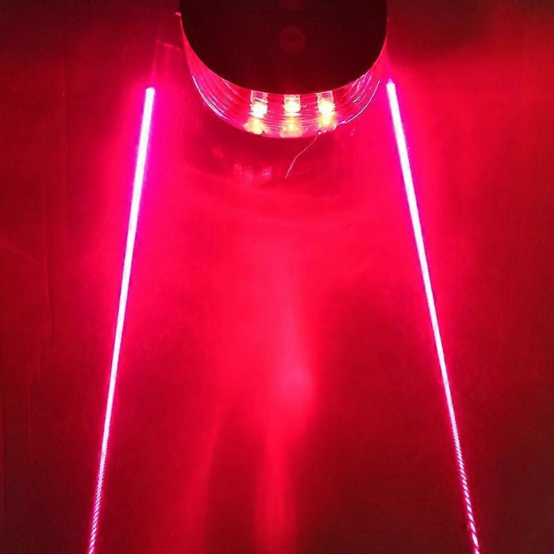 2 Laser + 5 LEDs Night Taillight Fashion Bicycle Tail Light Color Safety Warning Flash Lamp Light Gift