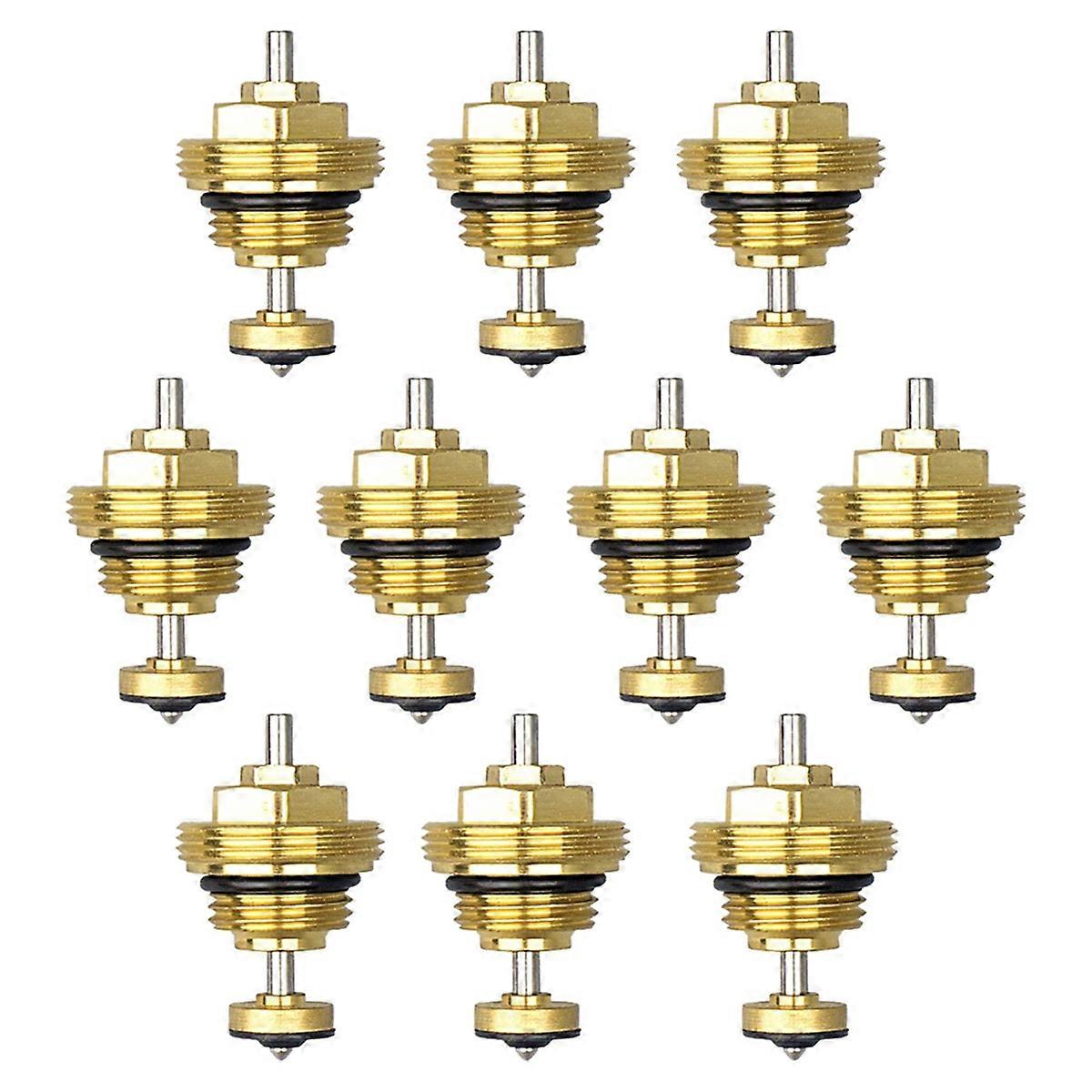 Underfloor Heating Manifold, Pack of 6 Return Pin Valve Core M30 X 1.5,Return Pin Valve Core, Therm