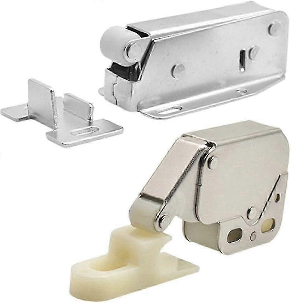 unique 4pcs Elephant Trunk Hook Lock Steel Door Latches Locks for Inside Door Push to