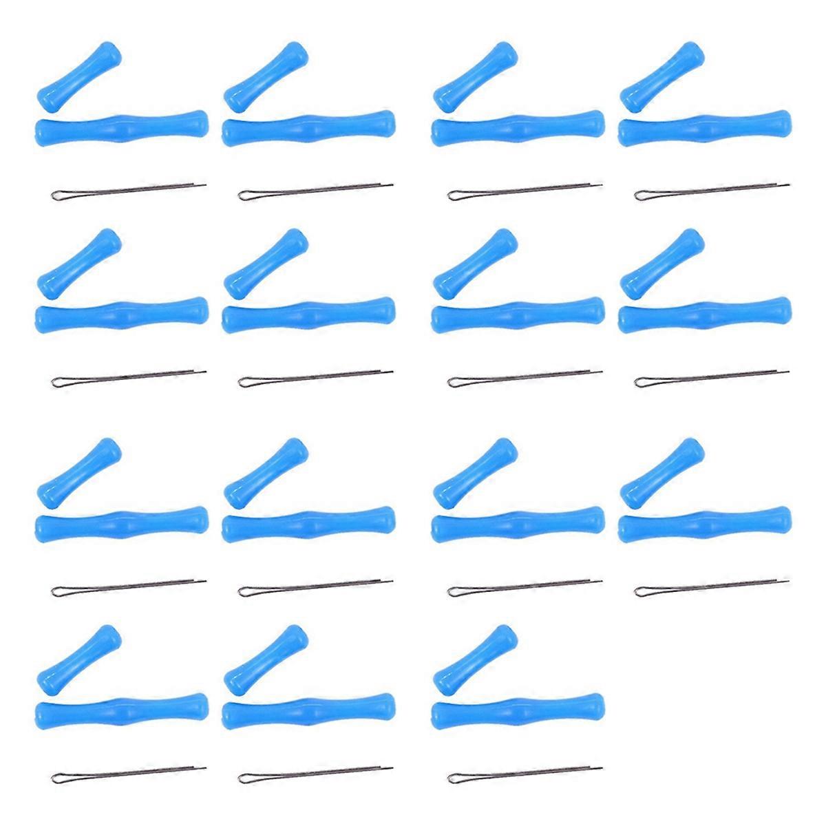 15 Set Adult Bow Finger Guard Silicone Rubber Archery Protective Take Without Finger Guard Blue