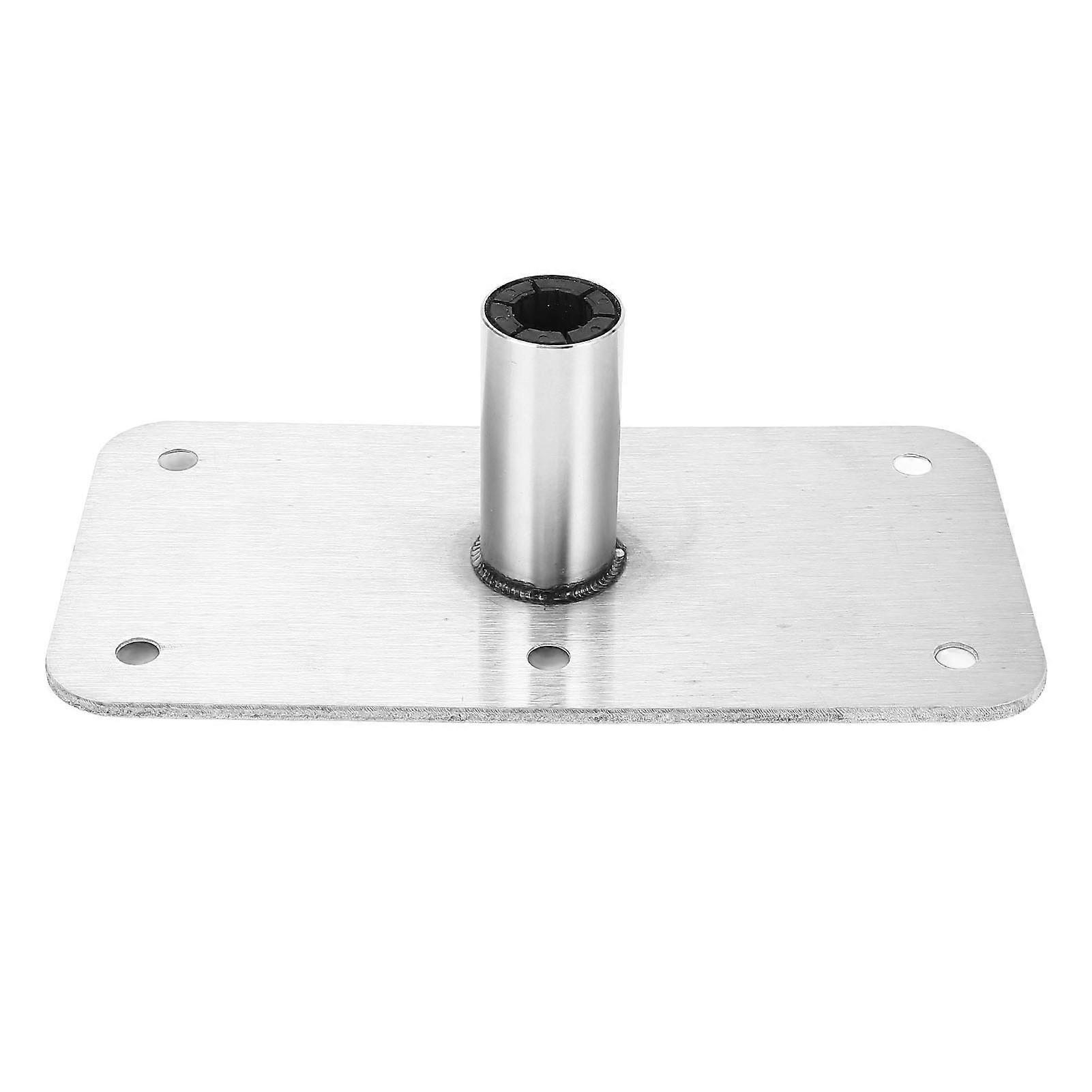 4 x 8 tommer 3/4 tommer båd siddepiedestal base rustfrit stål SP 64839 båd siddepind base ikke gevind