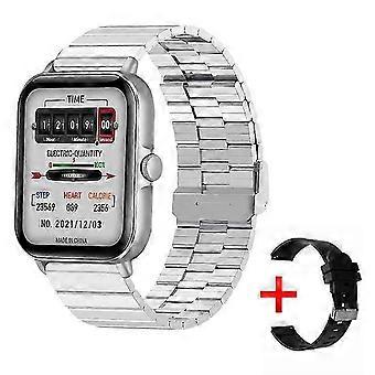 2022 Inteligentny zegarek Połączenie Bluetooth Odtwarzanie muzyki Smartwatch Zegar fitness Cyfrowe sportowe wodoodporne zegarki dla dorosłych IOS Android