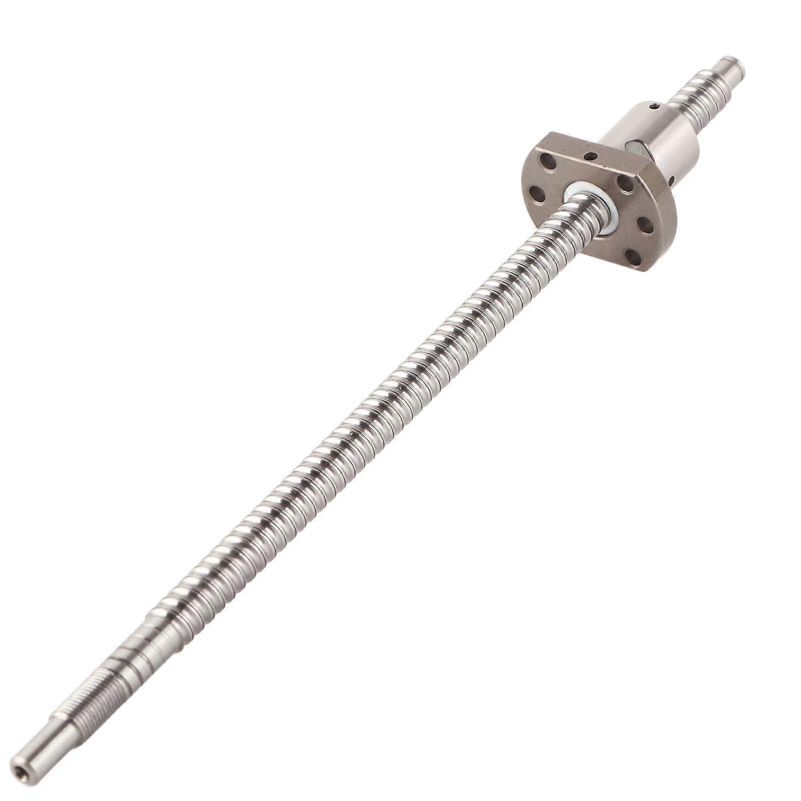SFU1204 300mm Rolled Ball Screw, Anti-Backlash Ball Nut Without Side Supports