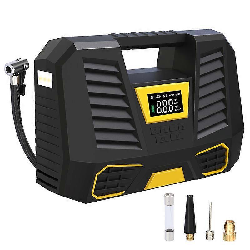 CARSUN c1808 Cordless Tire Inflator Digital Display Portable Air Compressor with LED Light