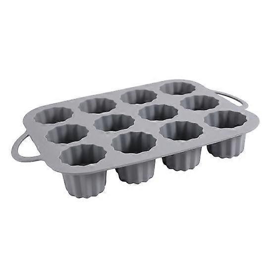 Silicone Muffin Baking Pan 12 Cups Nonstick Muffin Cupcake Mold with Handle Multifunctional Cake Mold for Baking Muffins Cupcakes Custards
