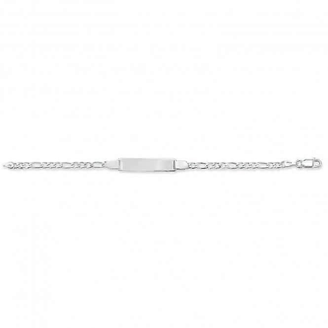 Acotis Silver ID Bracelet Figaro for Babies G2453