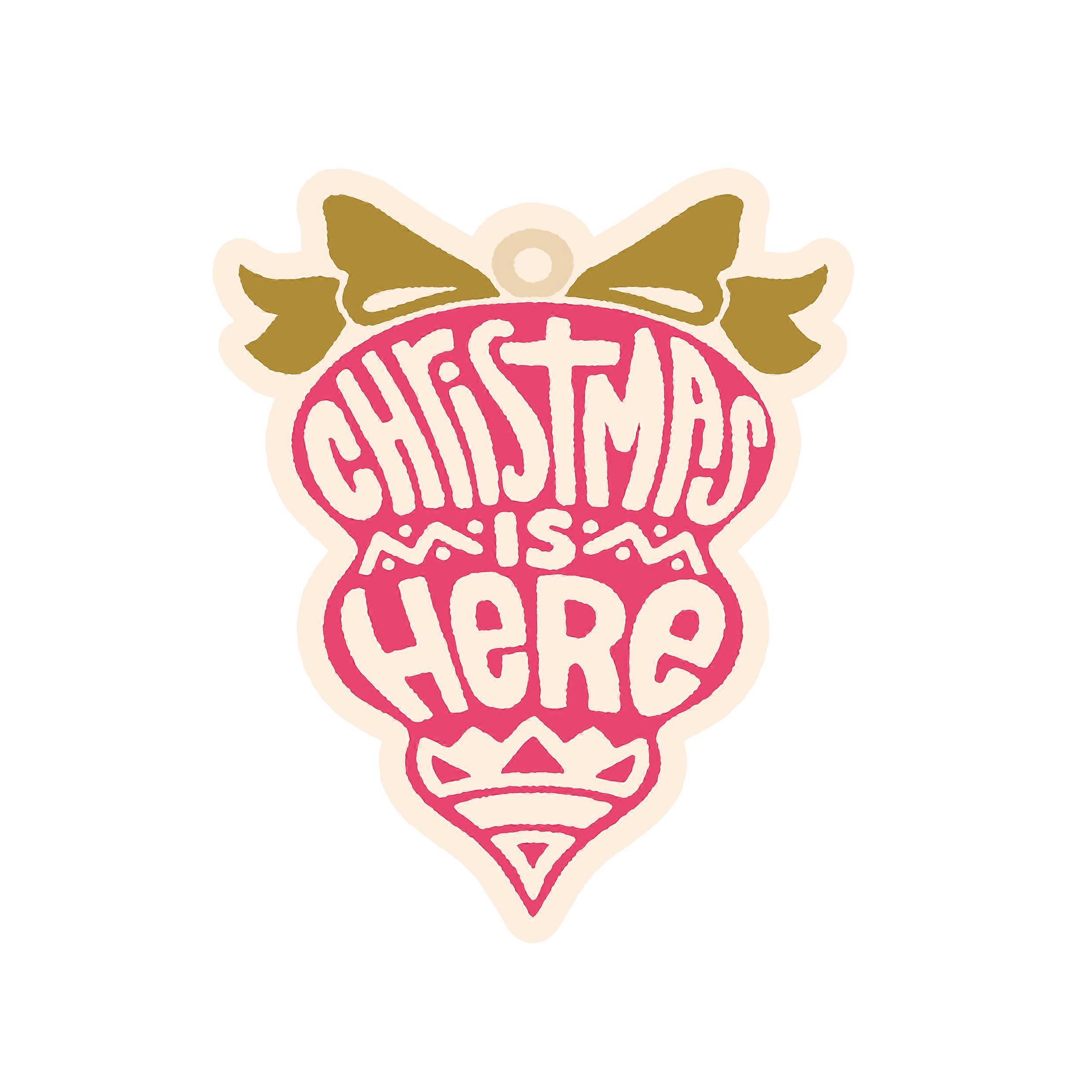 Iron-on patch Christmas is here!