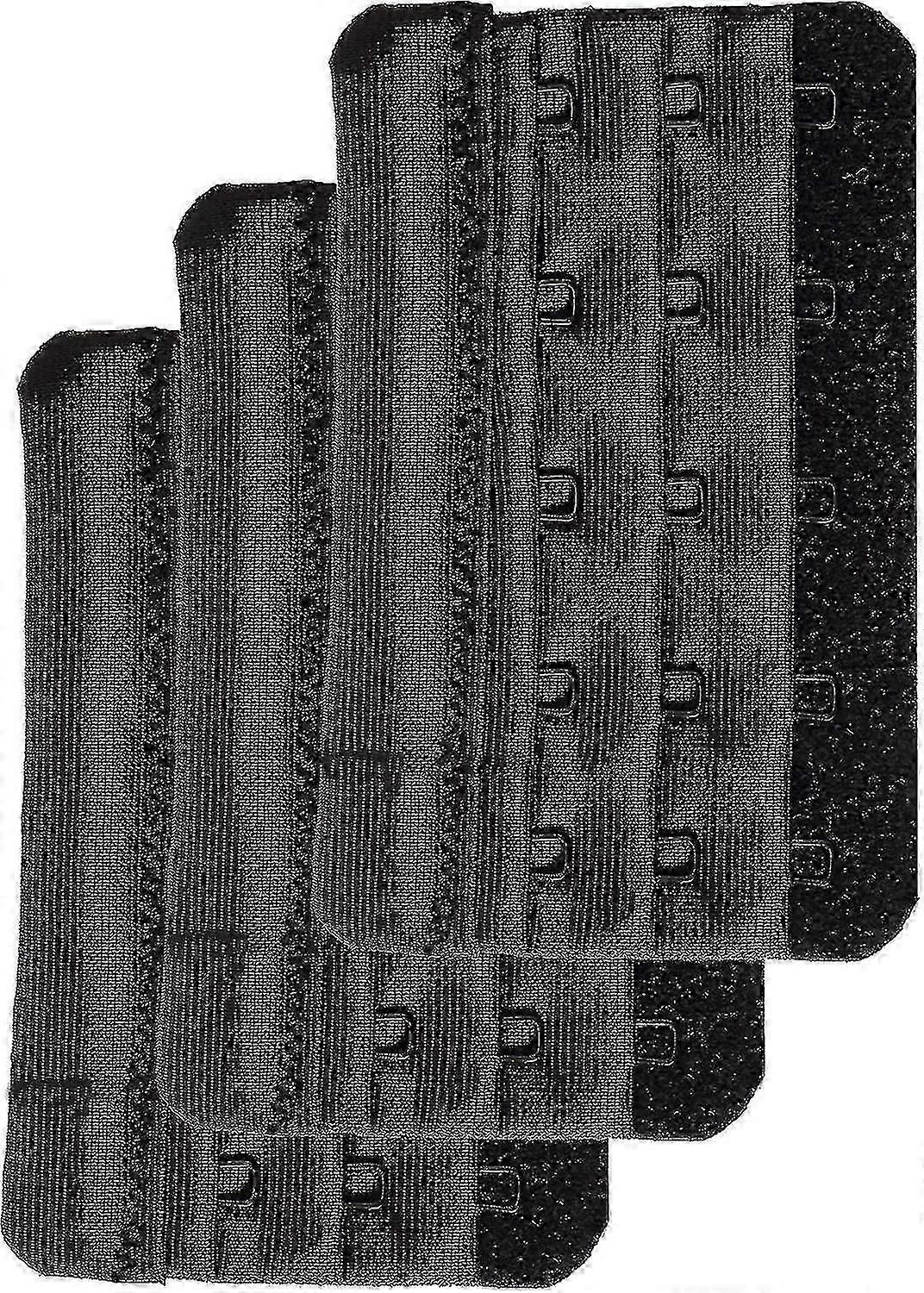 Kvinnors BH Extender 5 Hook Plus Size BH Strap Extenders 3st-pack