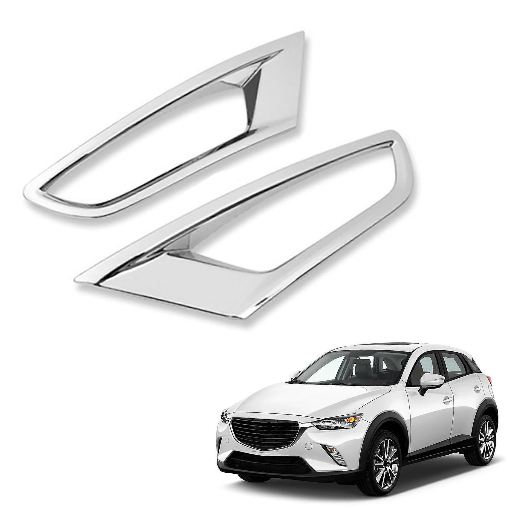 2*LED Fog Lights W/Bezel Cover For Mazda CX 9 2016 21 22 2023