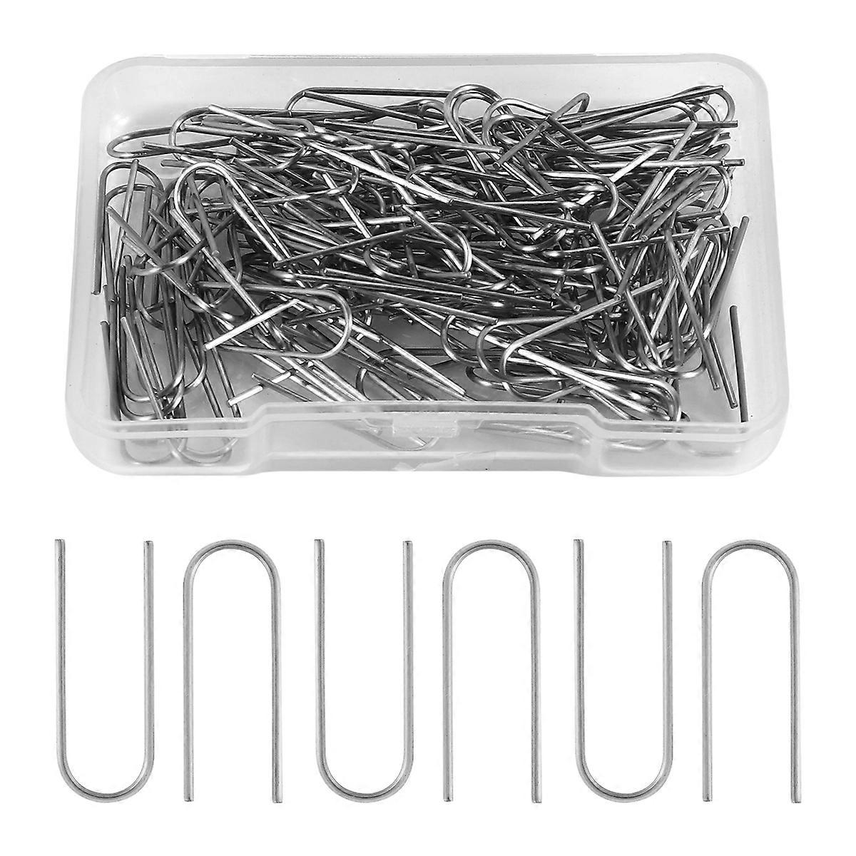 High Temperature Nichrome Wire Jump Rings, U Hanger Hooks for Hobbyists DIY Pendant,Ornaments,Fusing