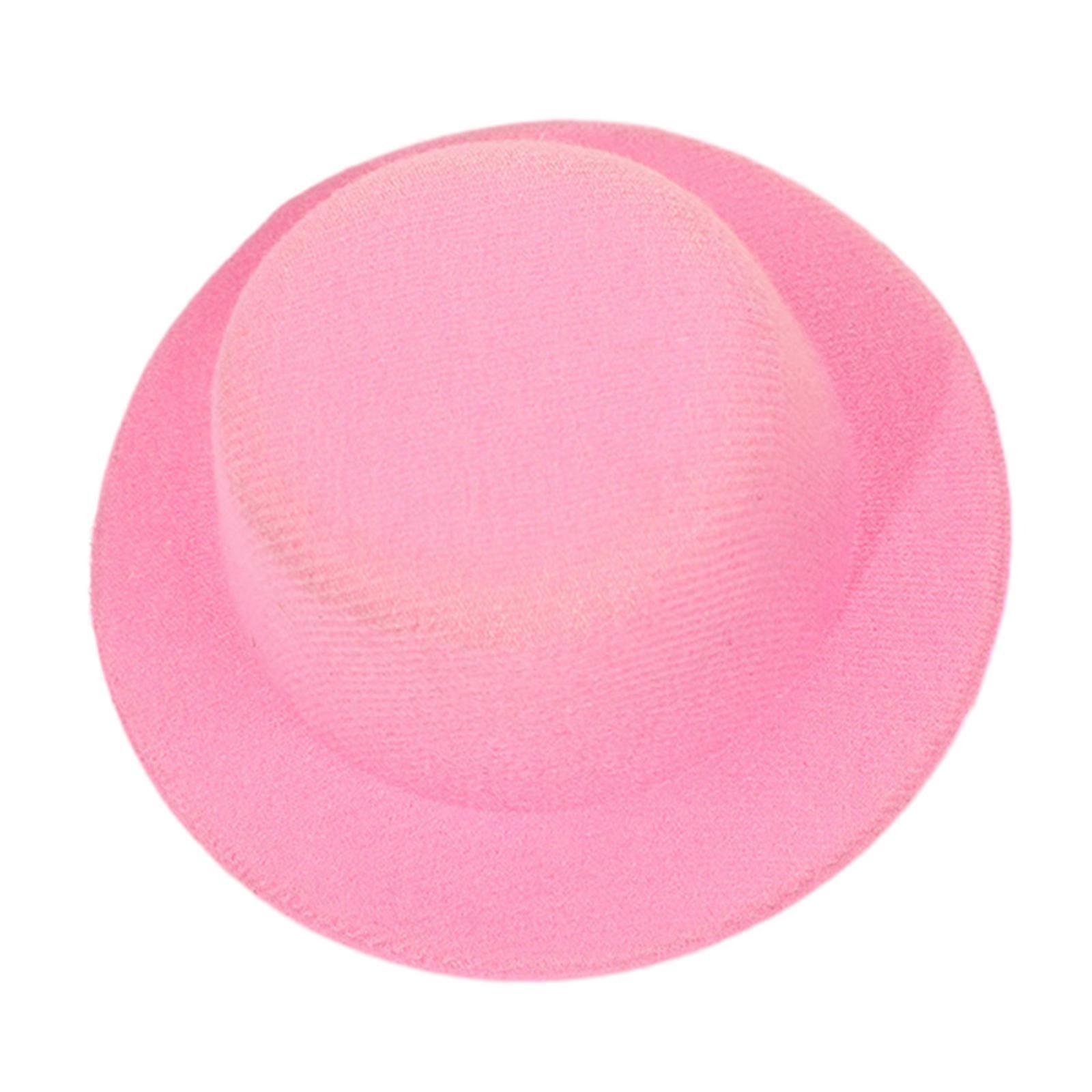 Fascinators Hattebase DIY Colrful Pillebox Hatt Percher Opera Hodeplagg Elegant Fascinator Hatt Base Pillebox Hatt rosa