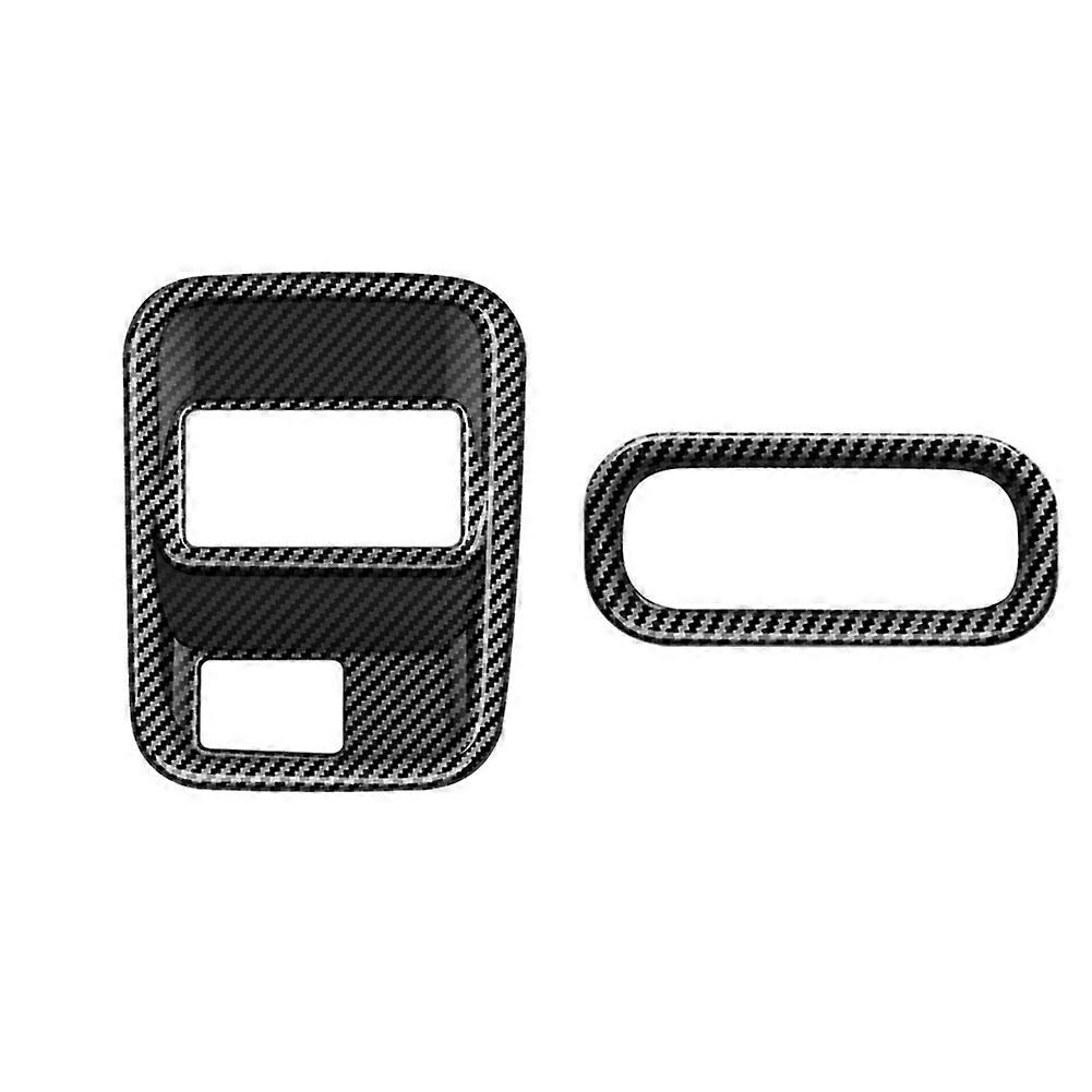 RHD Car Multifunction Button Trim Cover for Carbon Fiber
