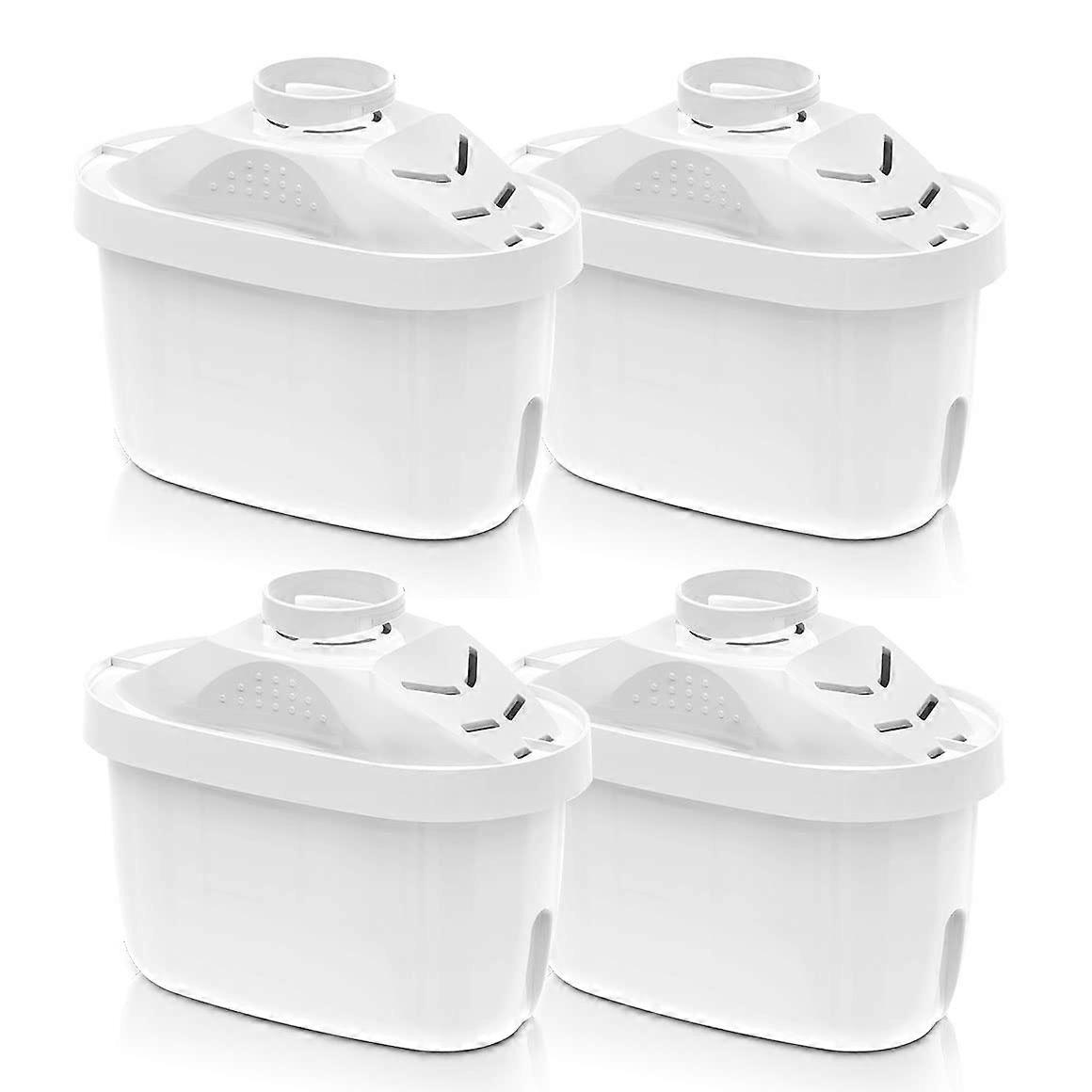 Upgraded Water Filter Replacement 4 Pack Standard Pitcher Cartridge Replacement Compatible With Most Pitchers