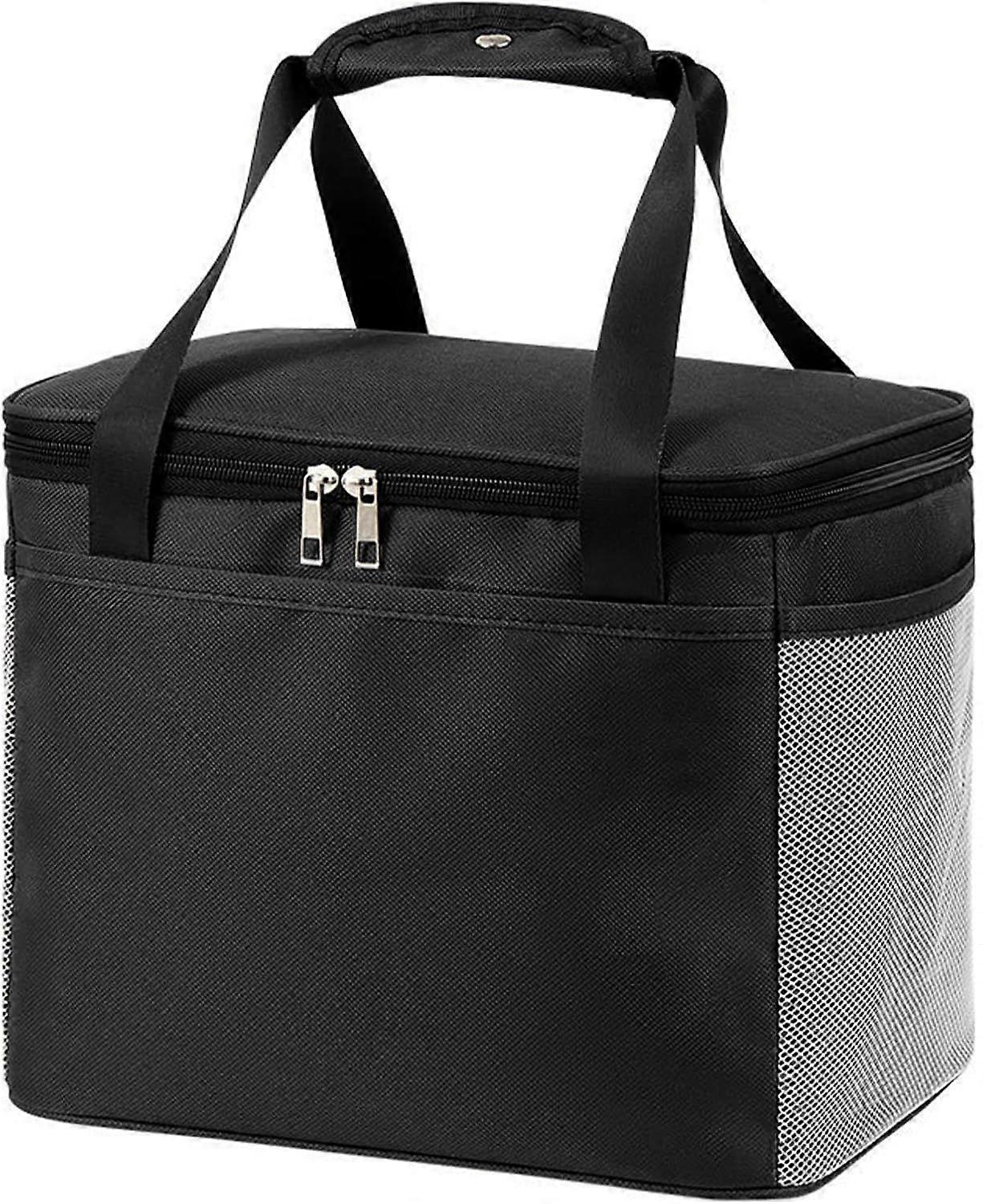 1PCS Insulated Waterproof Lunch Bag Portable Large Capacity Lunch Box Container with Soft Handle for Men Women