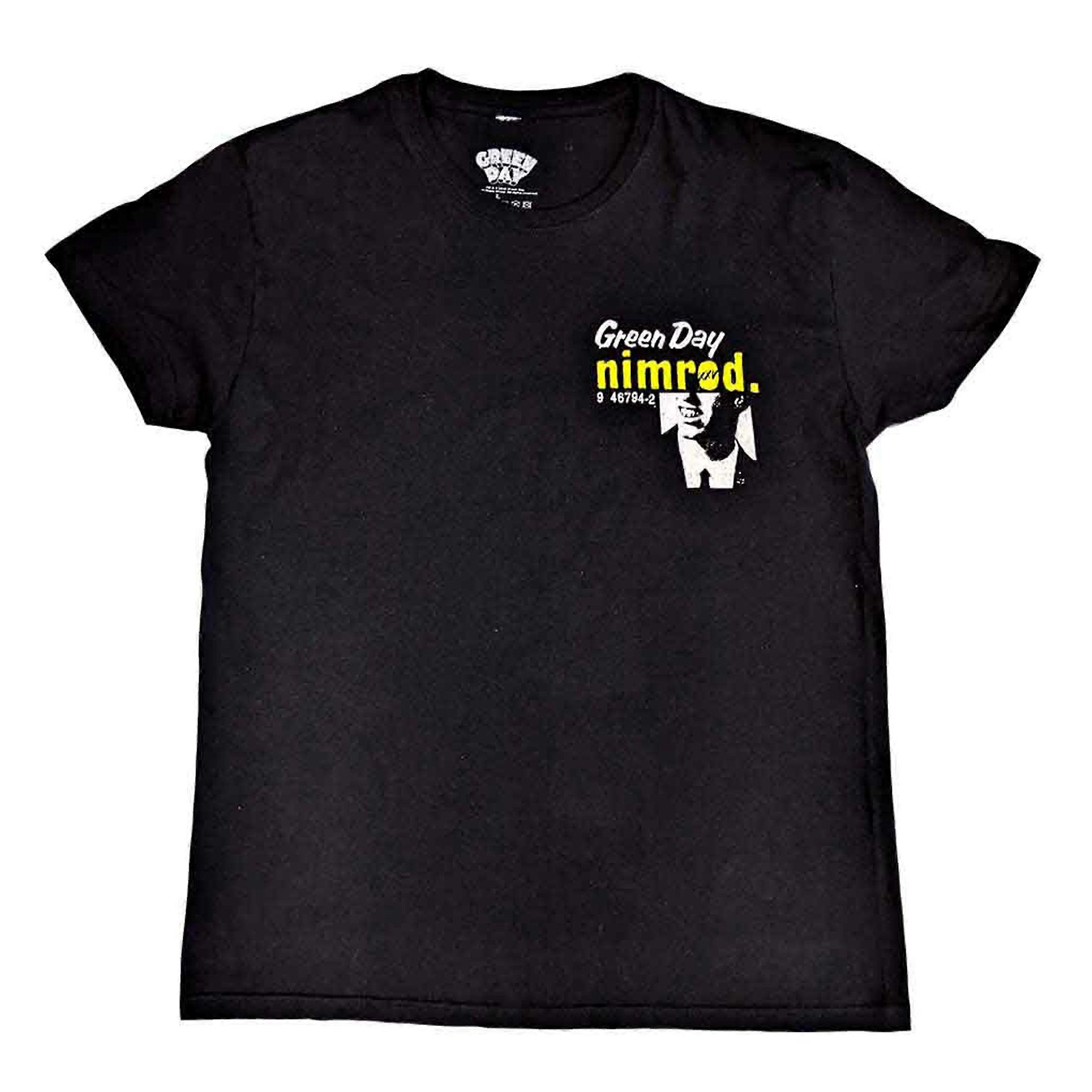 Green Day Nimrod Breast Print T Shirt