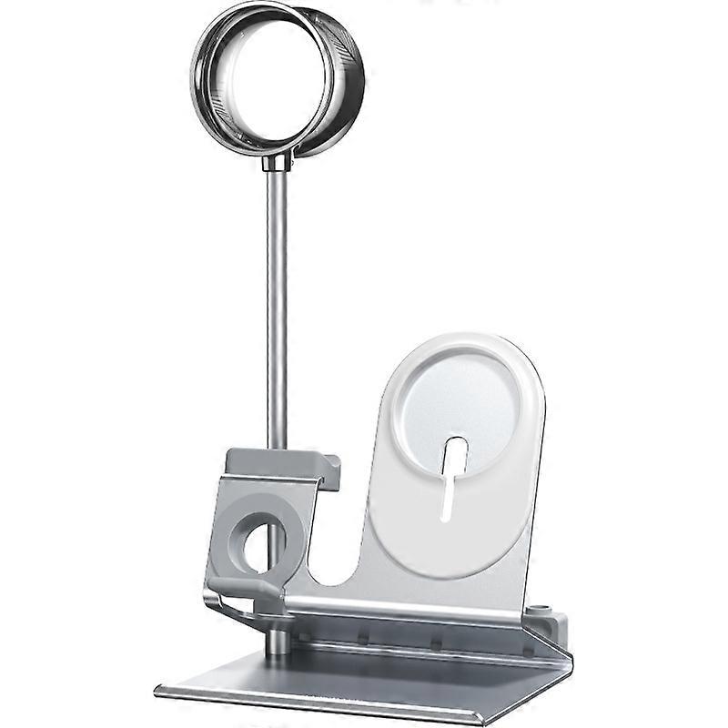 Oatsbasf 5 in 1 Multi-Function Earphone Storage Bracket Wireless Charging Base Bracket