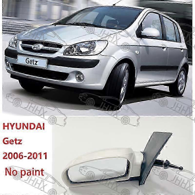 Compatível Getz 2006 2007-2011 Janela de Carro Espelho Retrovisor Refletor Refletor Espelho Retrovisor (não Pintado)