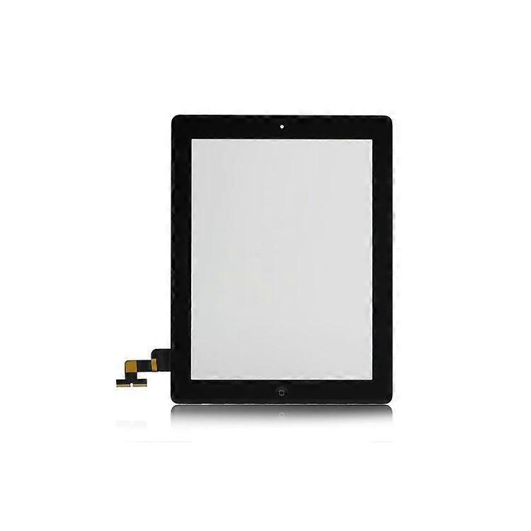 Kompatibel für iPad 2 Touchscreen Digitizer Assembly mit Frontkamerahalter + Home Button + Home Button Halter + Klebeband OE