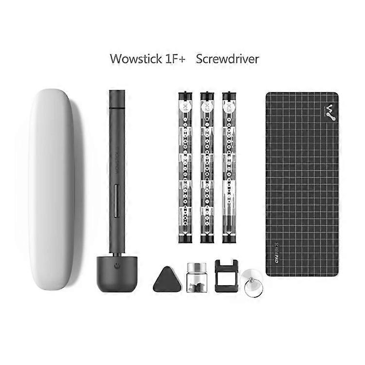 WOWSTICK 1F+ 64 in 1 Electric Screwdriver with 56 Bits Rechargeable Lithium Alloy Body 3 LED Lights