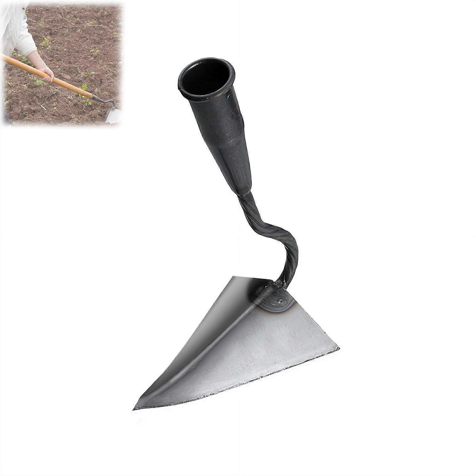 Triangle Hoe Garden Tool,Stainless Steel Garden Triangle Hoe Digger Tool,Digging Ditches