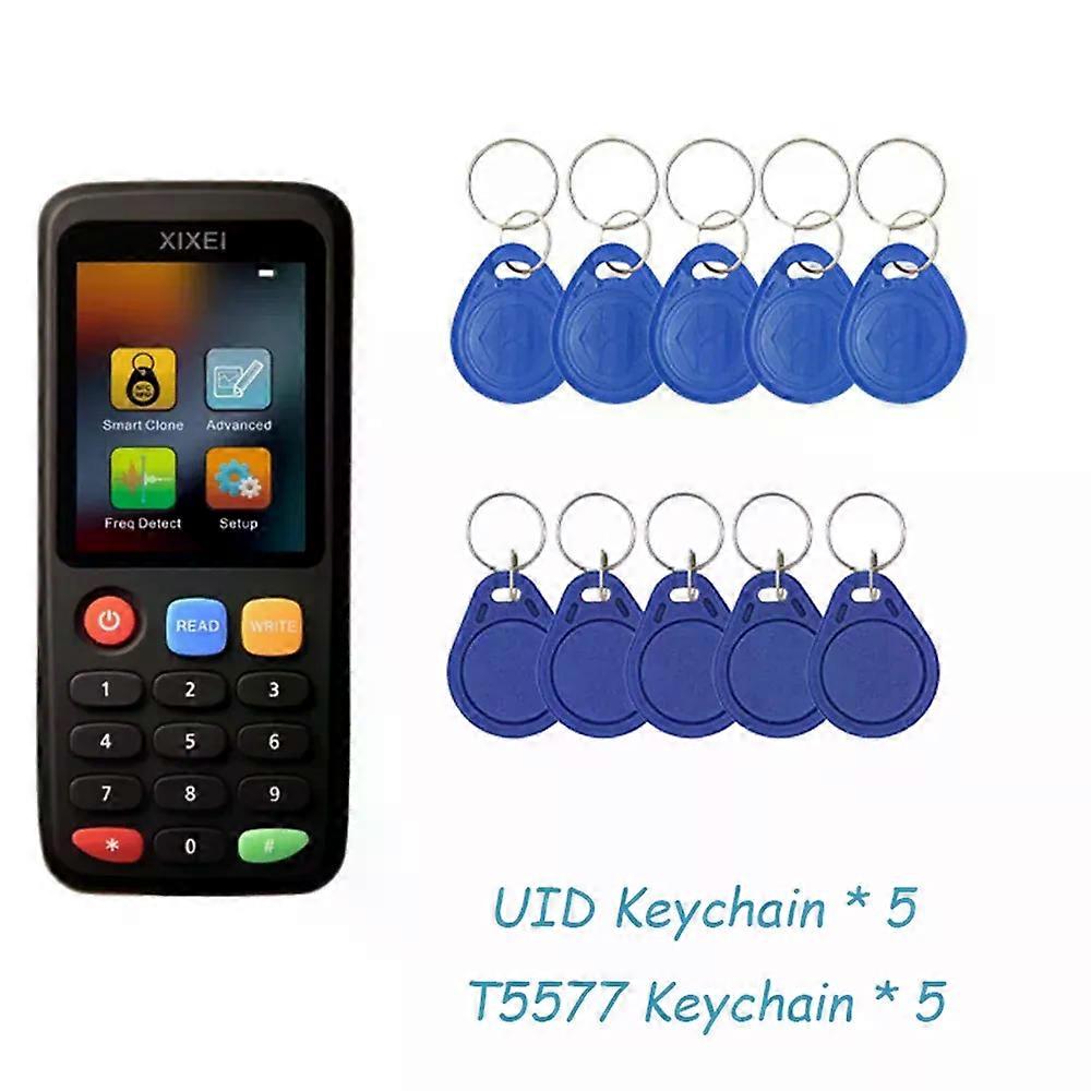 con X7 Smart Chip Reader Card Reader NFC Token Clone Copier Reader 125KHz Badge Writer 13,56 MHz Chip Tag Programmer