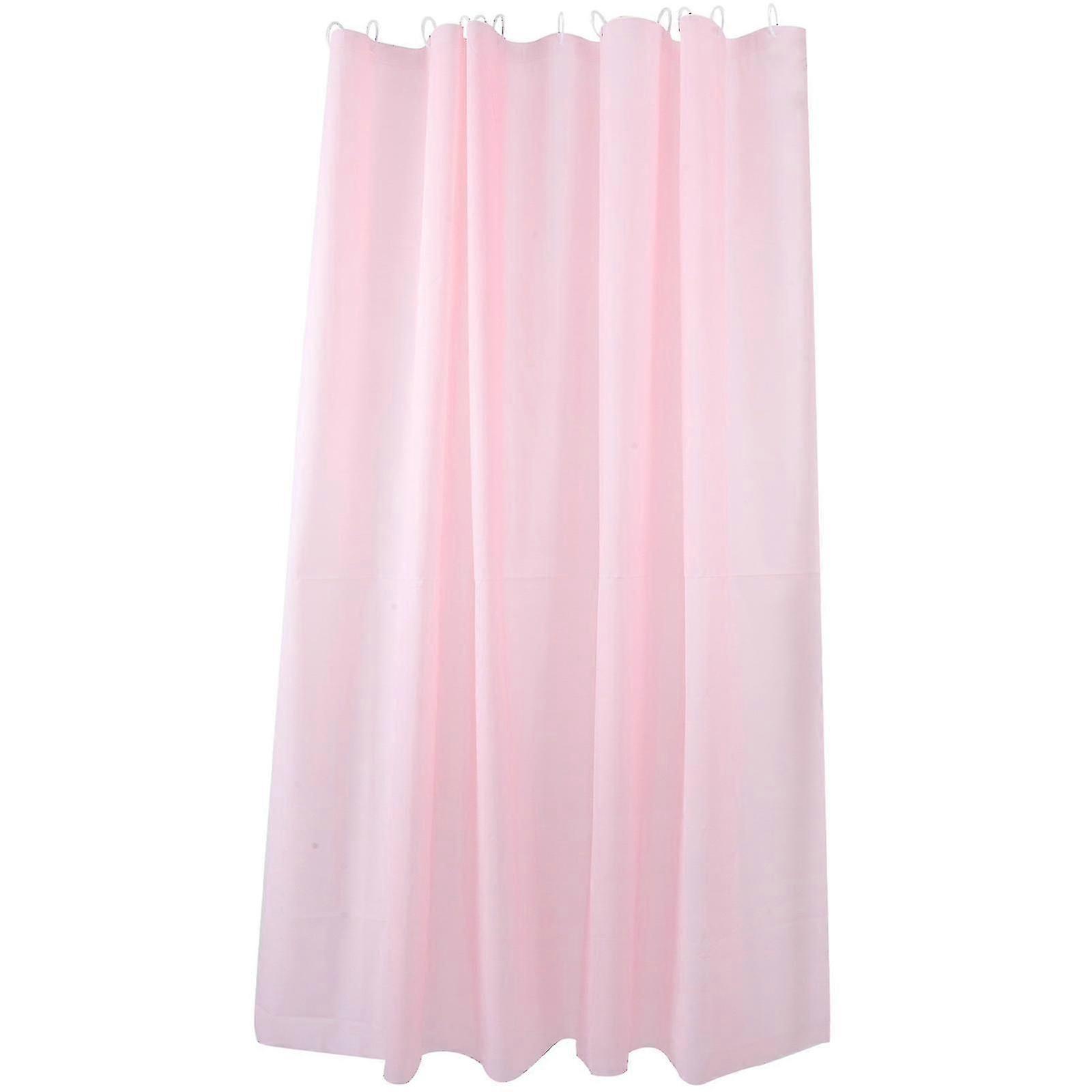 Solid Color Shower Curtain Bathroom Water Resistant Thickened Bath Shower Curtain