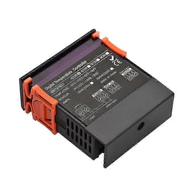 5A Digital Temperature Controller WK7016C1 Intelligent Temperature Regulator AC 220V Refrigerator Thermostat Support Heating/Cooling/Temperature Calib