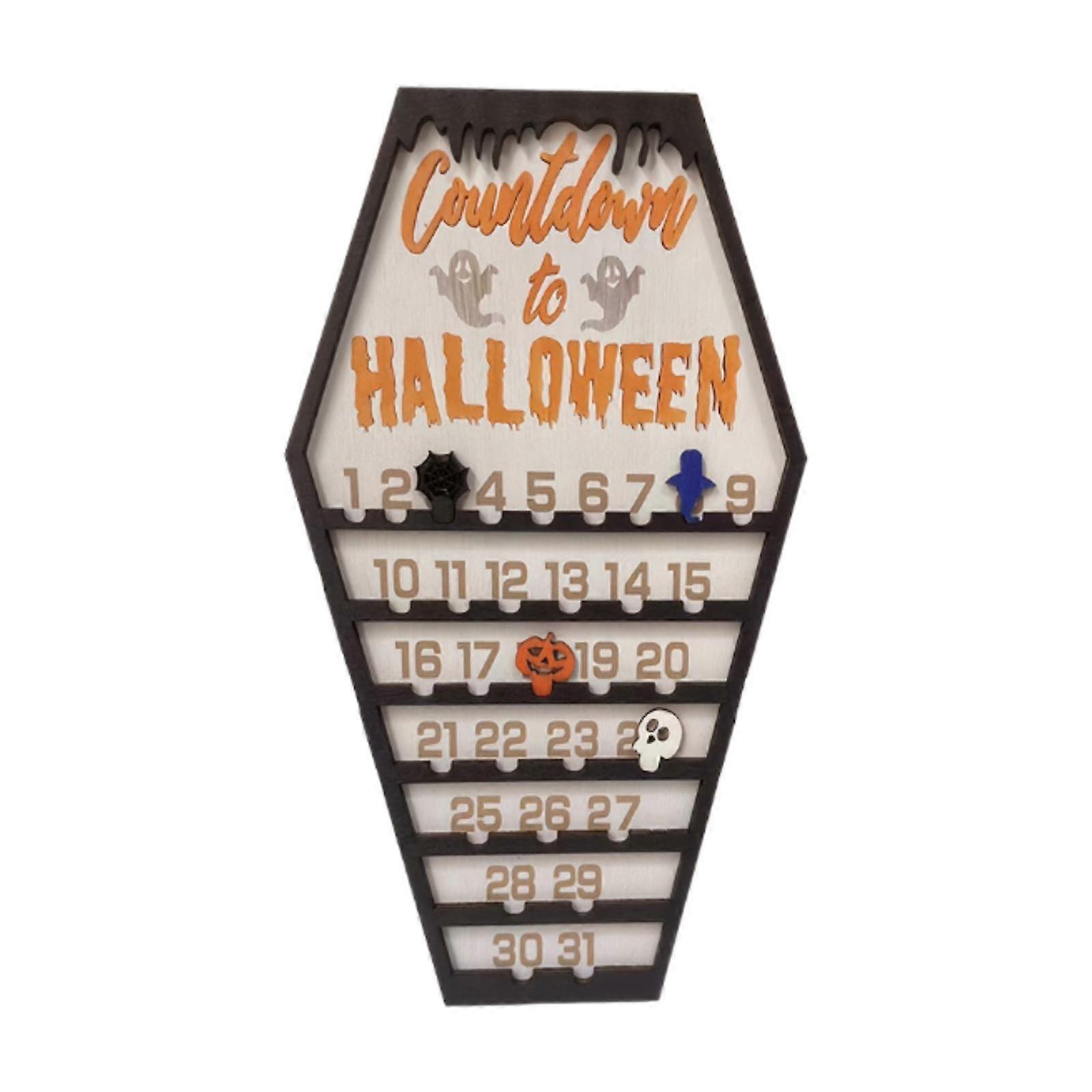 Advent Calendars Detachable Ghosts Collectible Halloween Countdown Calendar