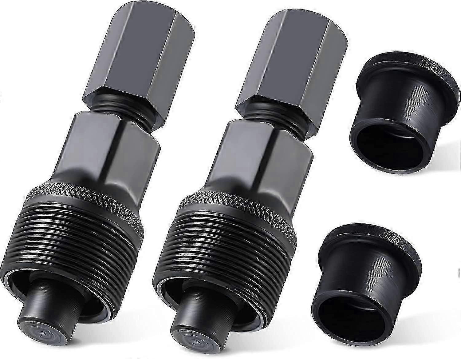 2PCS Bicycle Crank Remover,Square Taper Crank Puller Tool Chainset Removal Tool  A-G