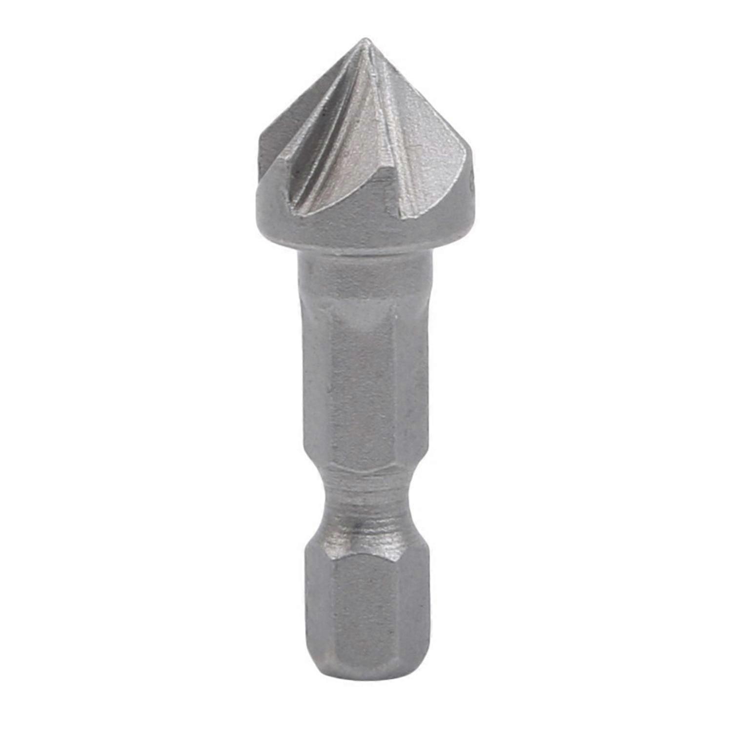 High Strength Chamfer Drill Bit Heat Treatment Good Chip Removal Compact Chamfer Countersink for