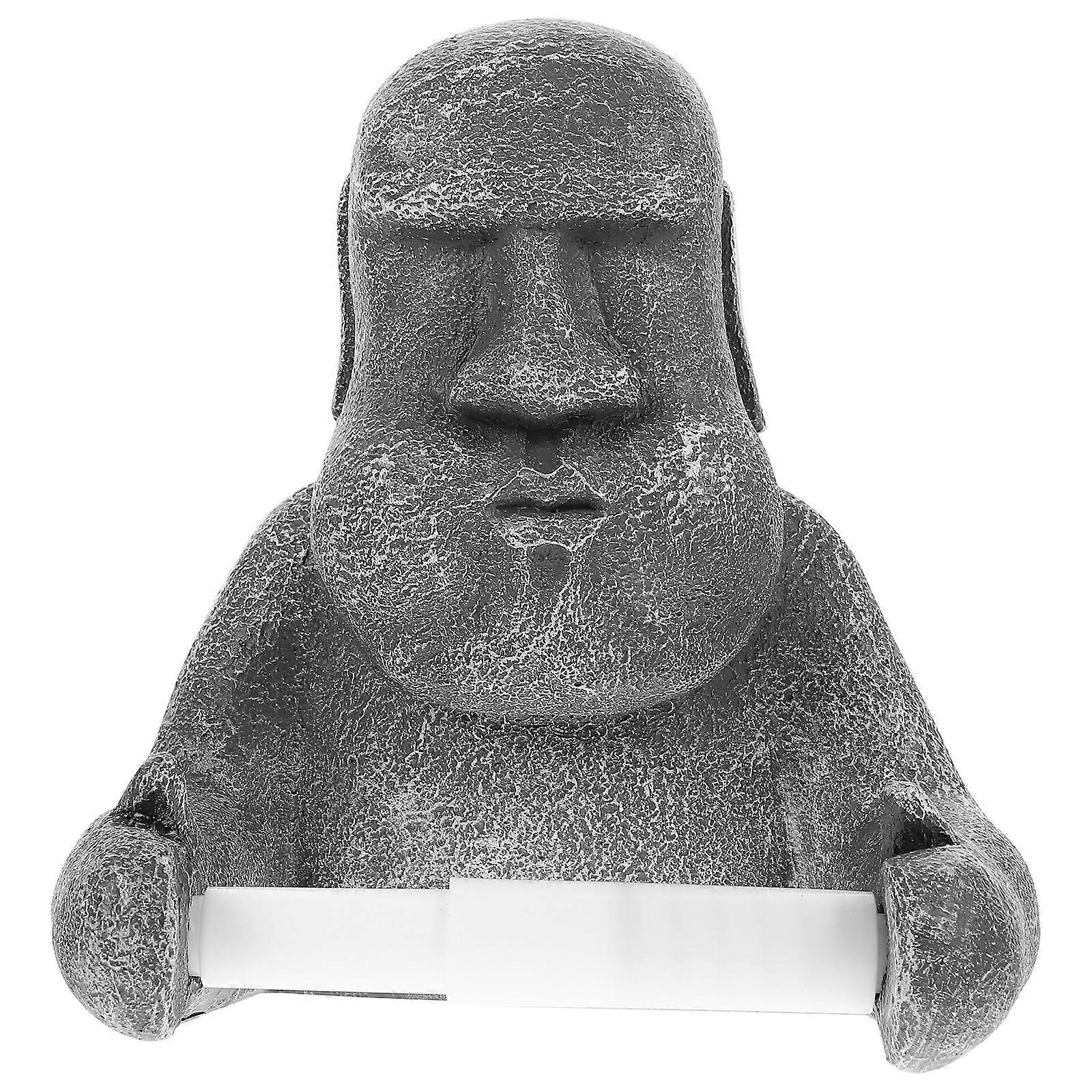 Innovative Moai Inspired Paper Towel Stand for Multiple Spaces
