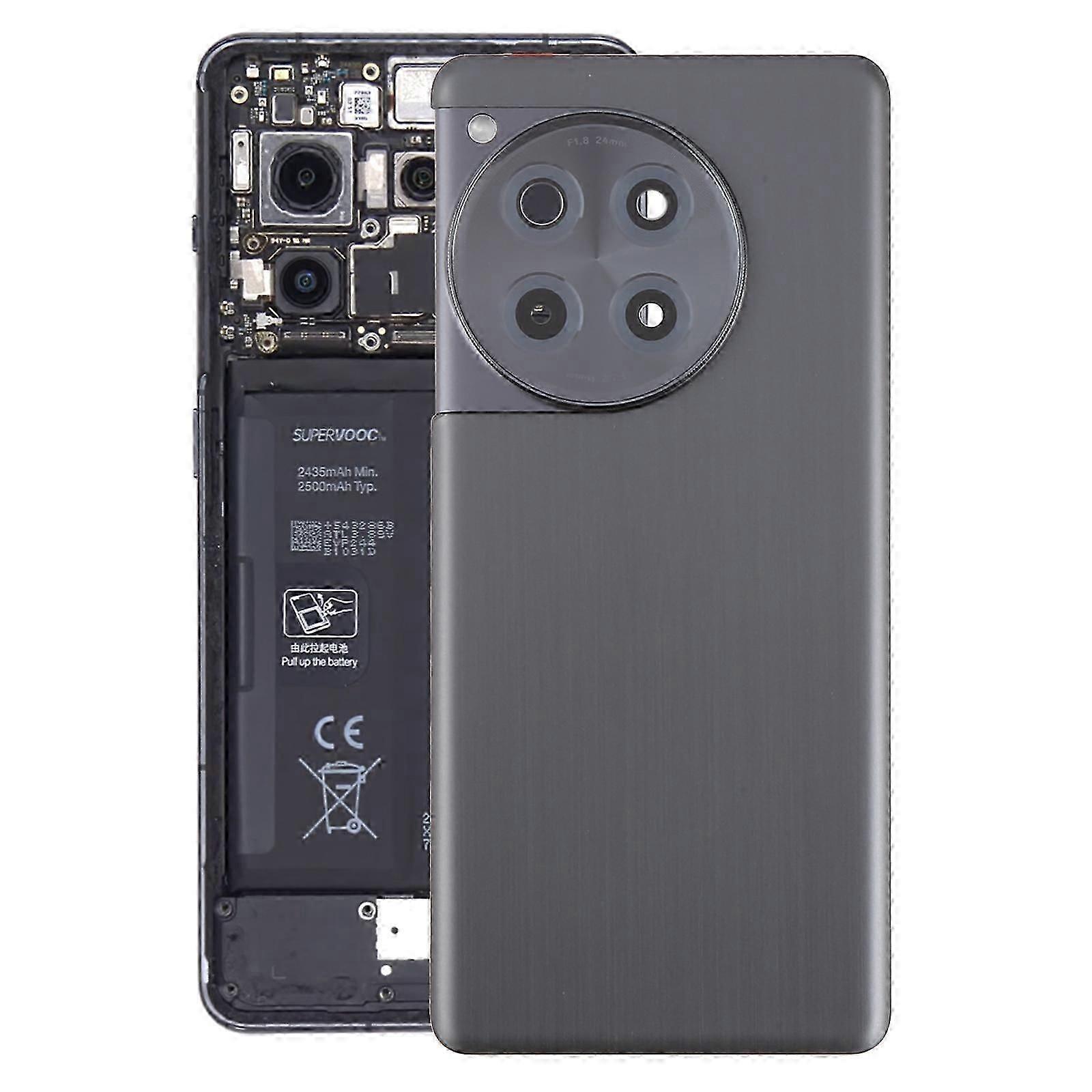 For Oneplus 12r Back Cover With Camera Lens Cover