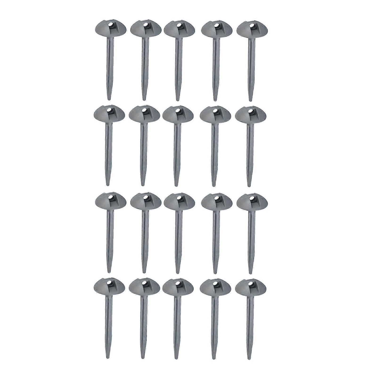 20Pcs Tent Stakes Anchor Durable Tarp Ground Nail for