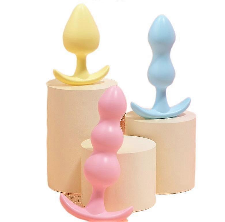 3pcSet Soft Silicone  Plugs Beginner Trainer Play Toy