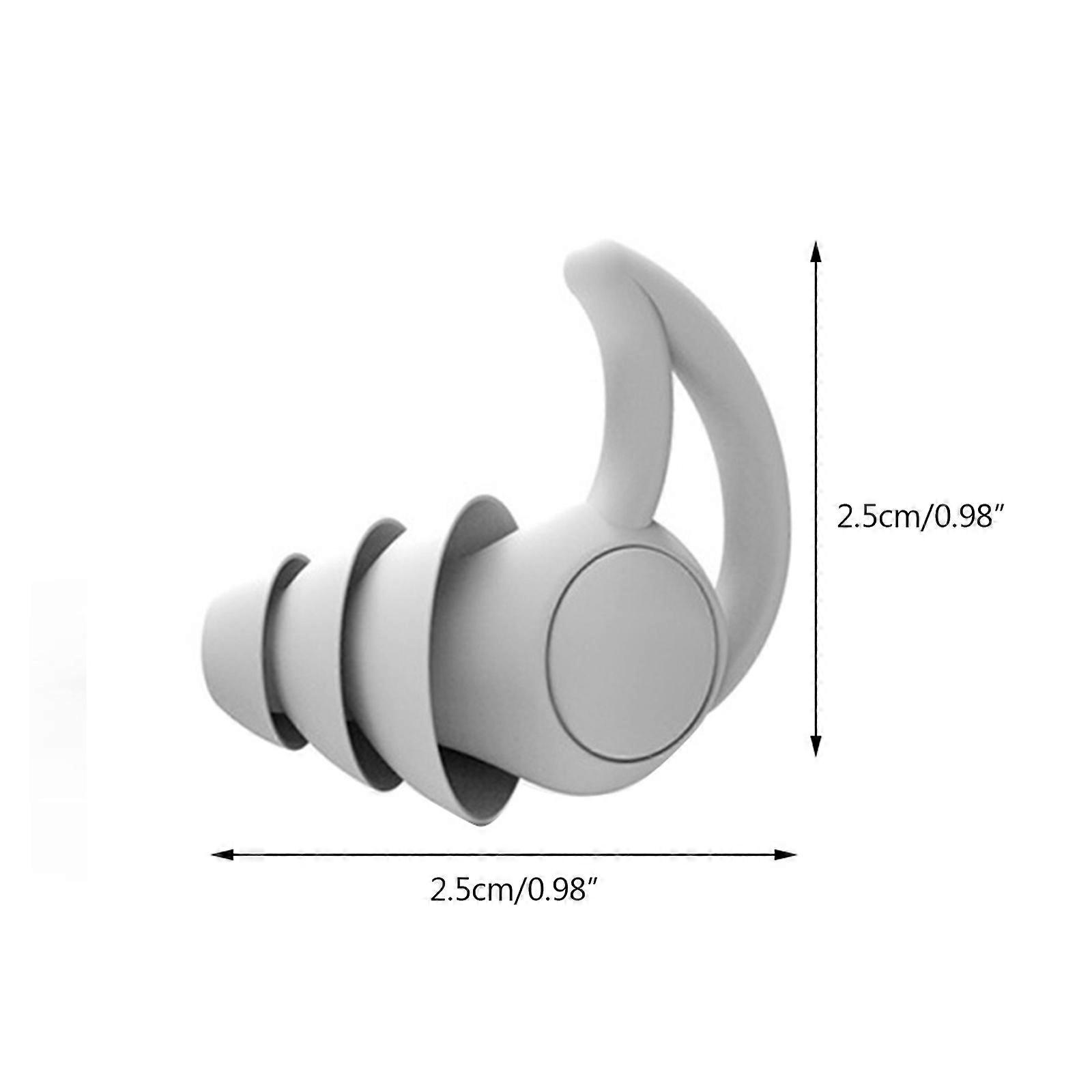 Anti-Drop Earplugs in-Ear Mats Noise Cancelling Ear Plugs Prevent Snoring Noisy Workshops Anti-Drop Protect Hear  Red