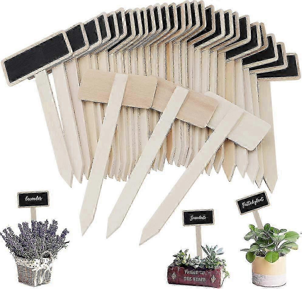 Vegetable Garden Labels, Mini Wooden Board Plant Labels For Heilwiy Flower Pot Potted