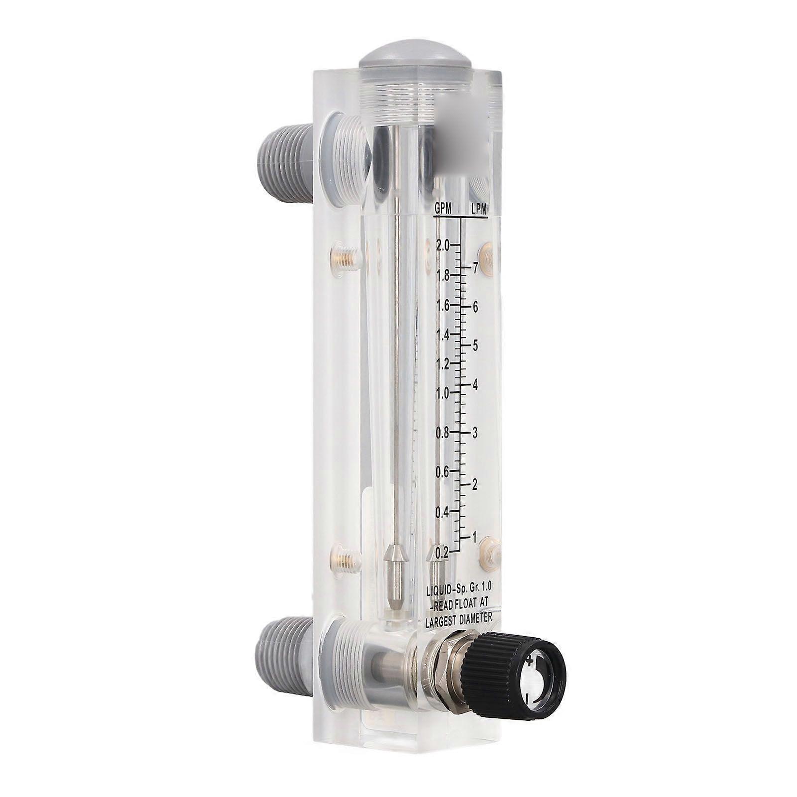 High quality  0.2-2GPM adjustable panel type liquid flow meter (recommended with