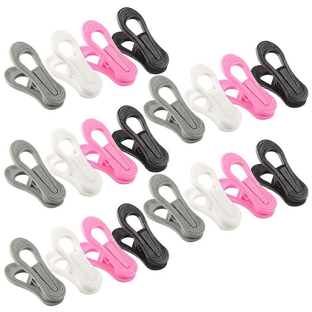 20 Pcs PP Clothespins for Holding Clothes with Smooth Edges and No Slip Teeth Easy to Store