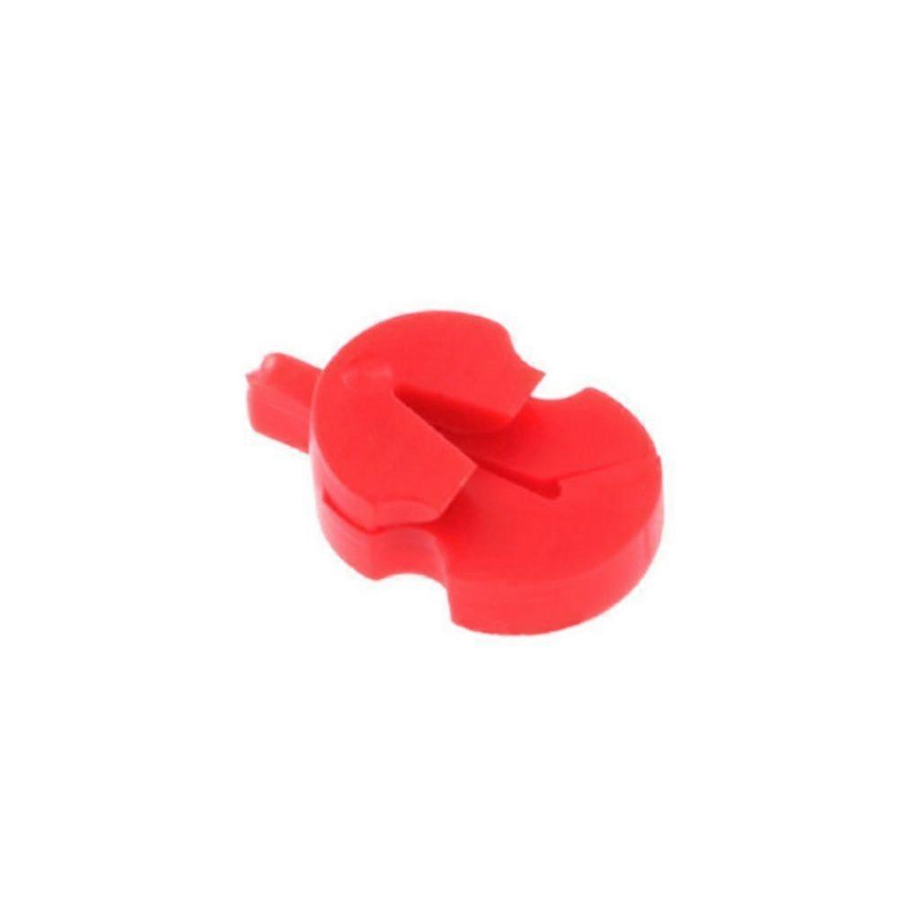 unbrand Soft Rubber Violin Practice Mute Stringed Instrument Silencers Replacement Red