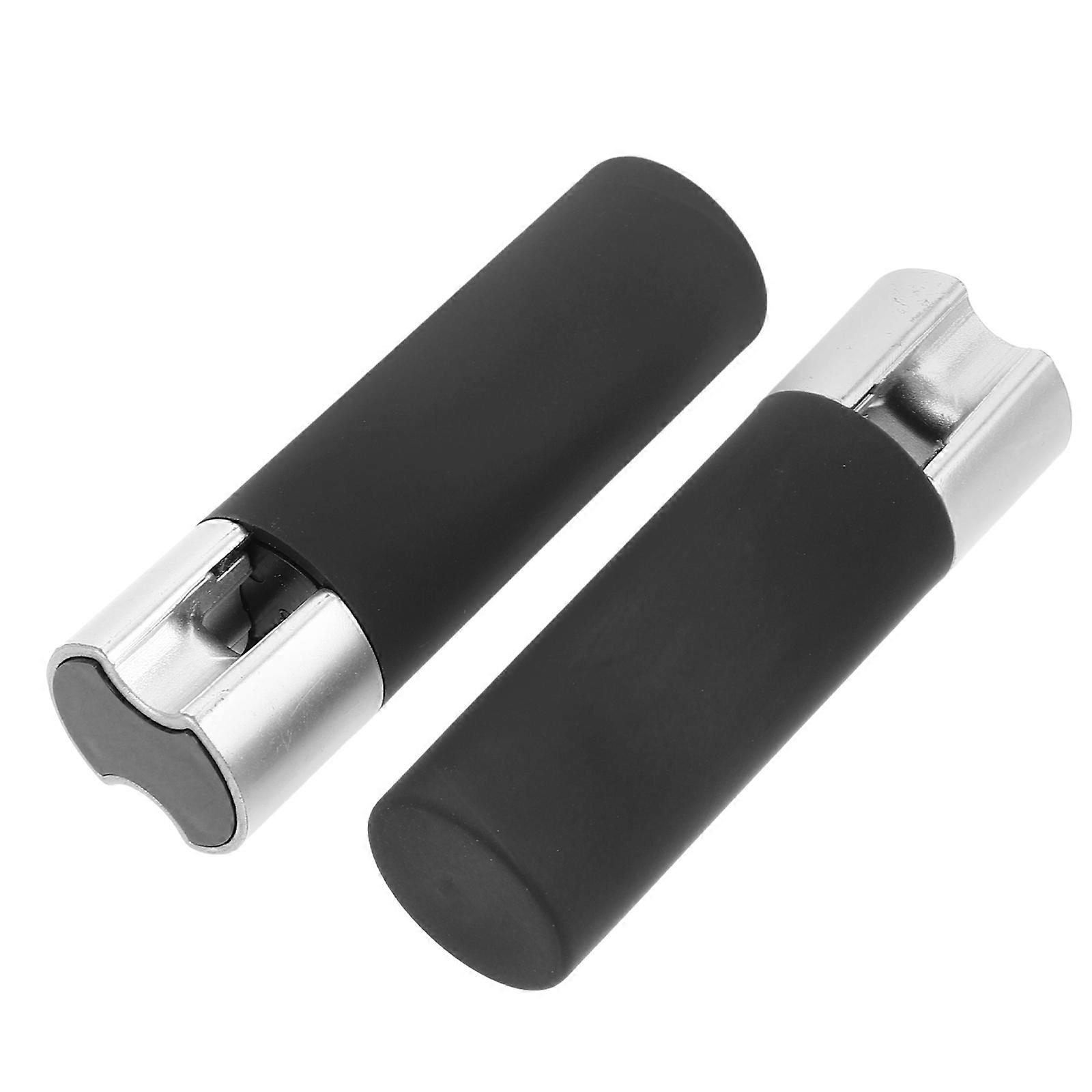 Black Weighted Curtain Pulls for Blinds Elegant Frosted Handle Beaded Chain Accessories for Window Shutters, Roman, Vertical & Roller Shades