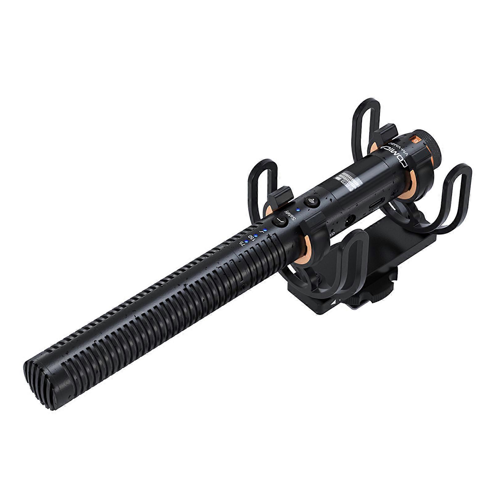 2.4G Wireless Microphone System with OLED Screen, 38H Battery