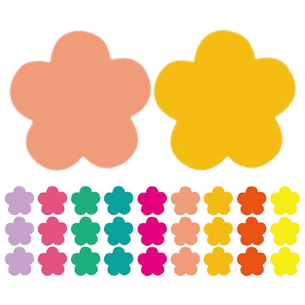 80pcs Colorful Flower Bulletin Board Cutouts for Classroom Decor – Sturdy Cardstock with Bright Colors for DIY Crafts, School Projects and Spring