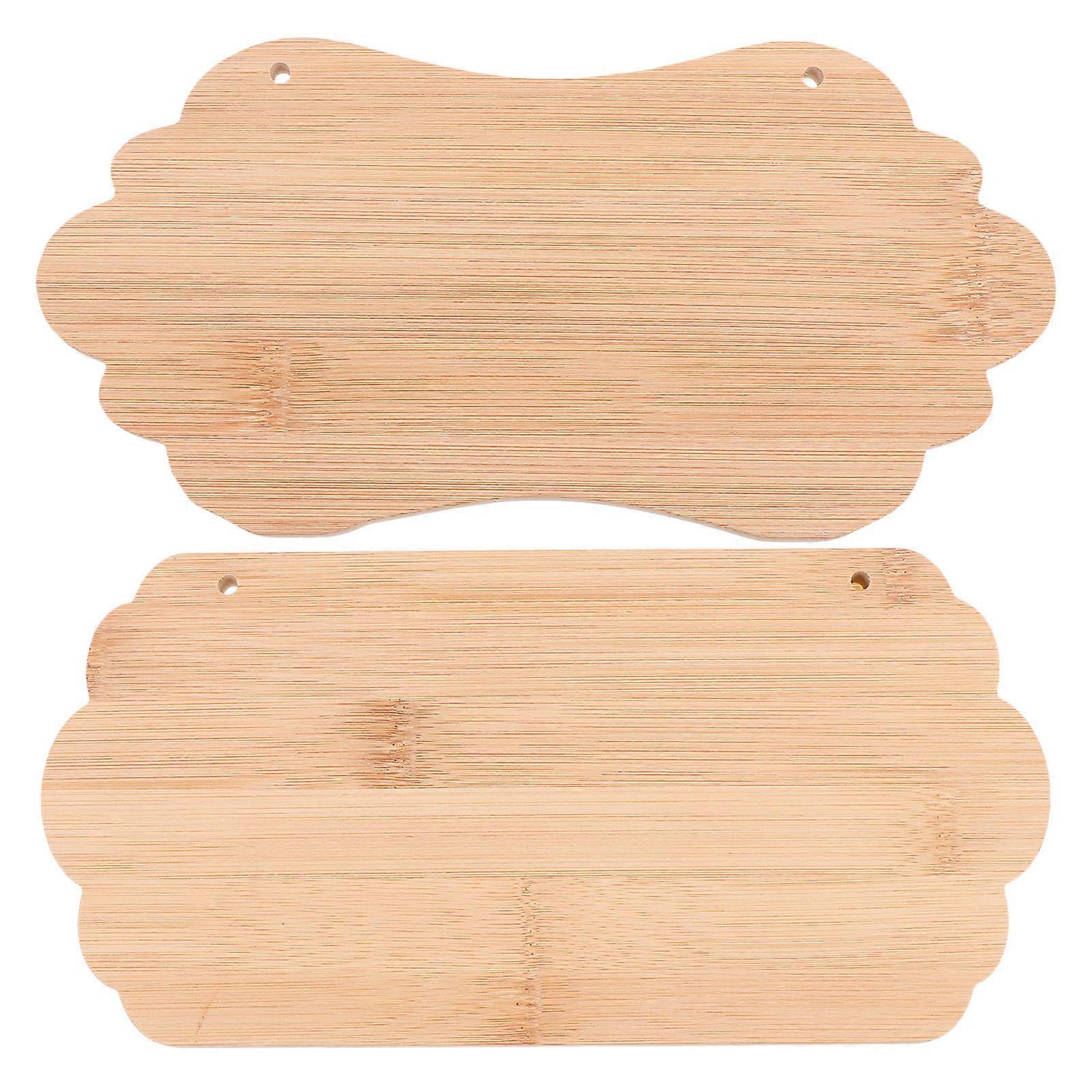 DIY Blank Hanging Tags for Craft Projects Khaki Synthetic Material 2 Pieces