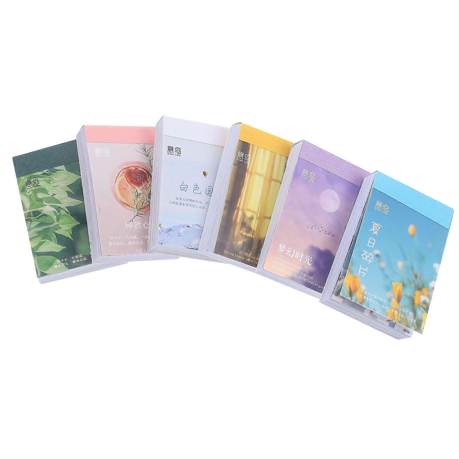 Vintage Scrapbook Papers Practical Handbook Papers Notebook Diary Album Letter present Box Photo Album Stationery Calendar Art Craft 6 Books 300
