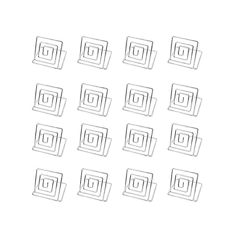 Baby Shower Table Number Stands Square Holding Messages 16Pack