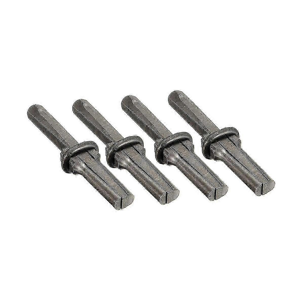 4 قطع من قواطع الحجر، والأوتاد، وقواطع الحجر، وأدوات كسر الحجر، والأزاميل الحديدية، وأدوات يدوية