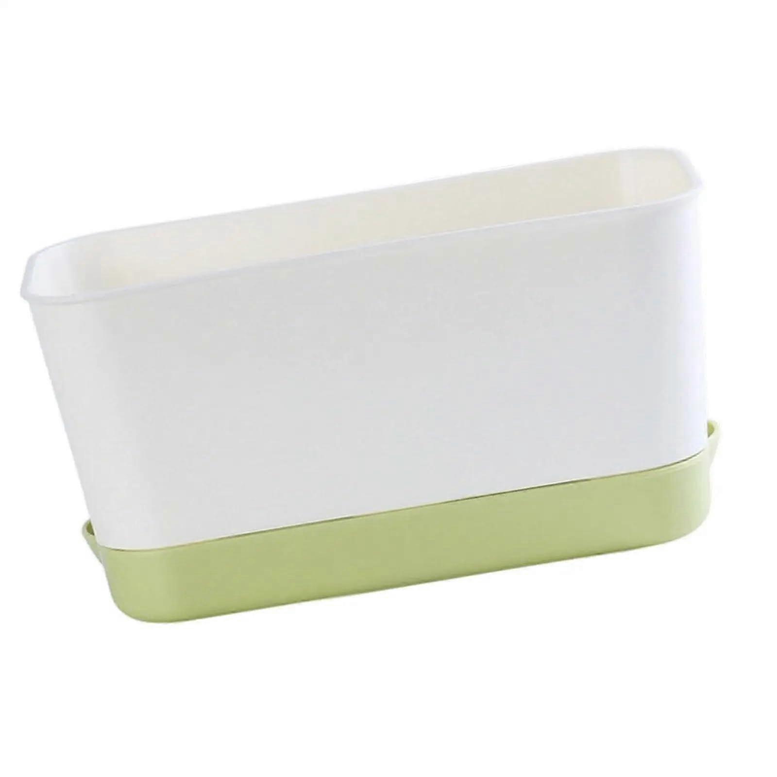Flower boxes for balcony window box planter, rectangular, for indoors and outdoors (Green S) Ref: 6353